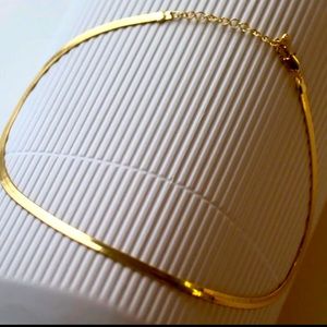 Bella Gemelli KW Herringbone Chain | Gold